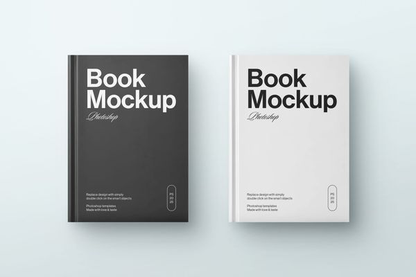 Two Book Cover Mockup