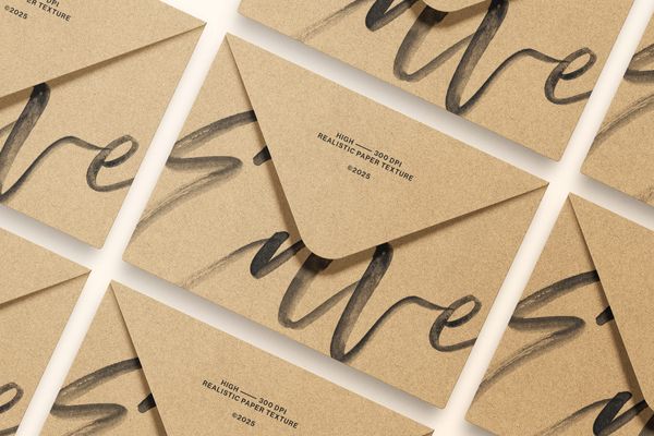 Paper Envelope Mockup