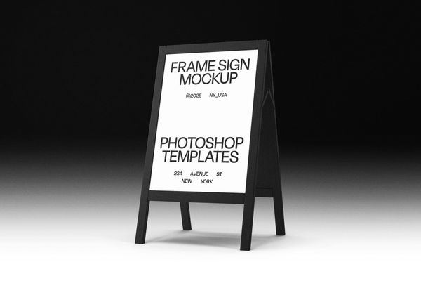 Frame Sign Mockup