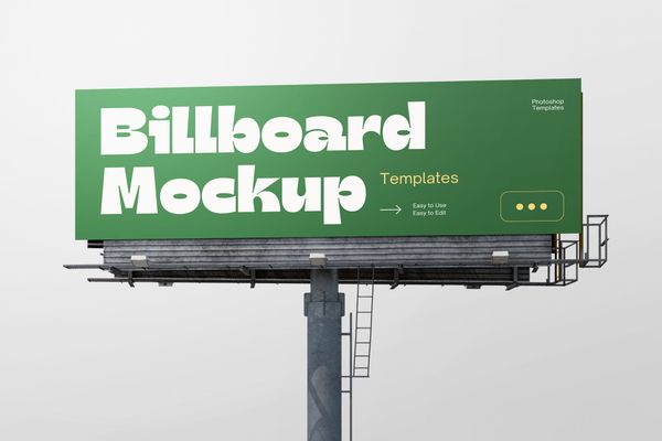 Billboard Mockup Green