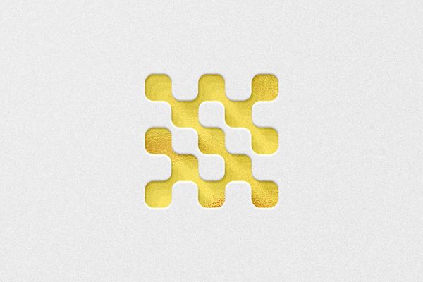 Gold Foil Logo Mockup