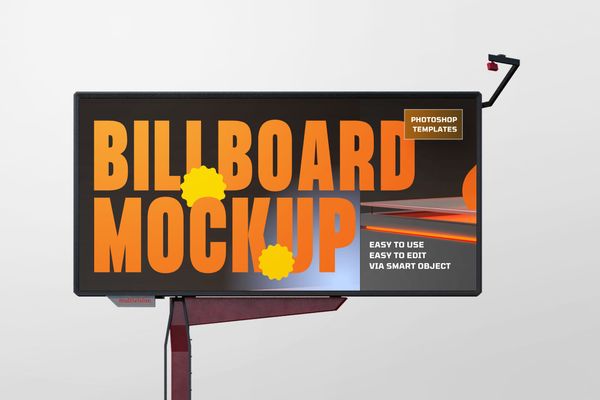 High Billboard Mockup