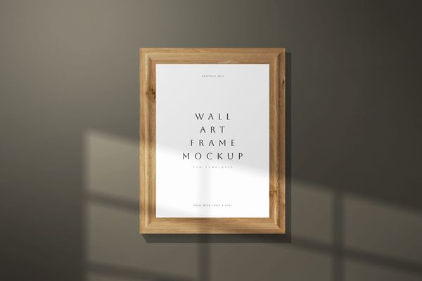 Interior Wall Art Frame Mockup