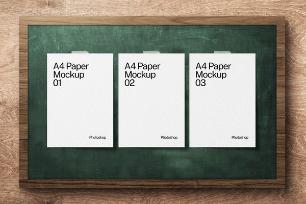 White Paper Mockup Collection Design