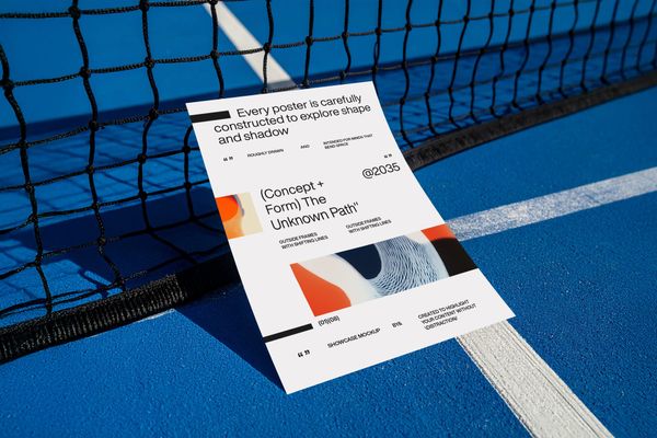 Courtside Poster Mockup