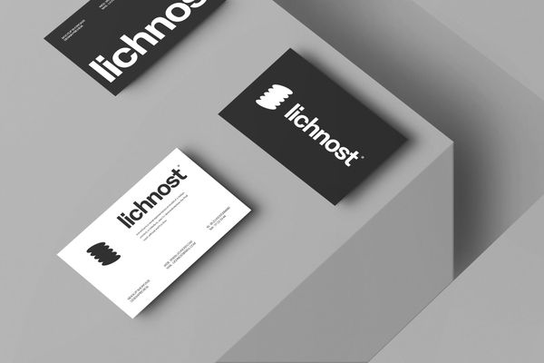 Monochrome Business Card Mockup