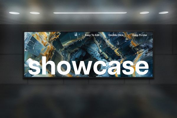 Showcase Screen Mockup