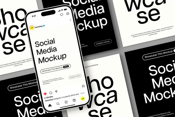 Social Media Instagram Mockup