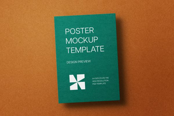 Simple A4 Poster Mockup