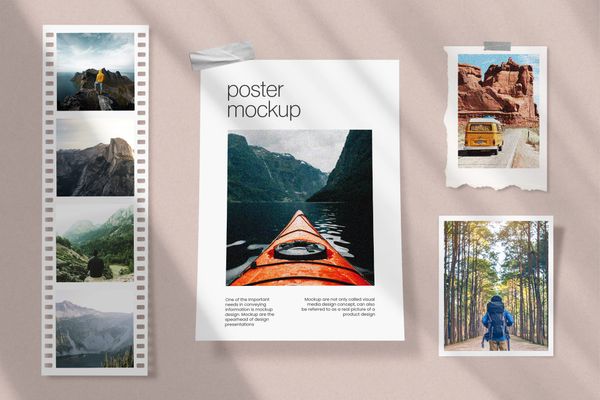 Minimal Moodboard Mockup