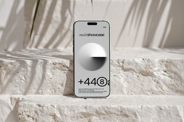 Elegant Outdoor iPhone Mockup