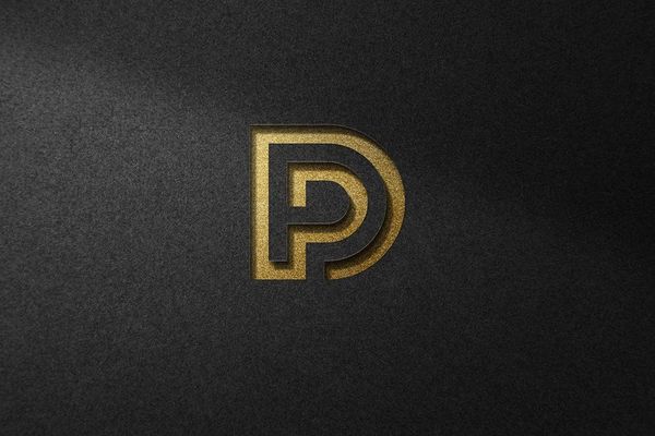 Embossed Bold Logo Mockup