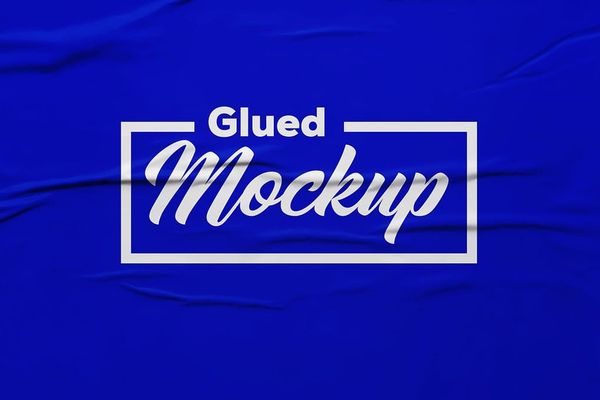 Glued Texture Mockup