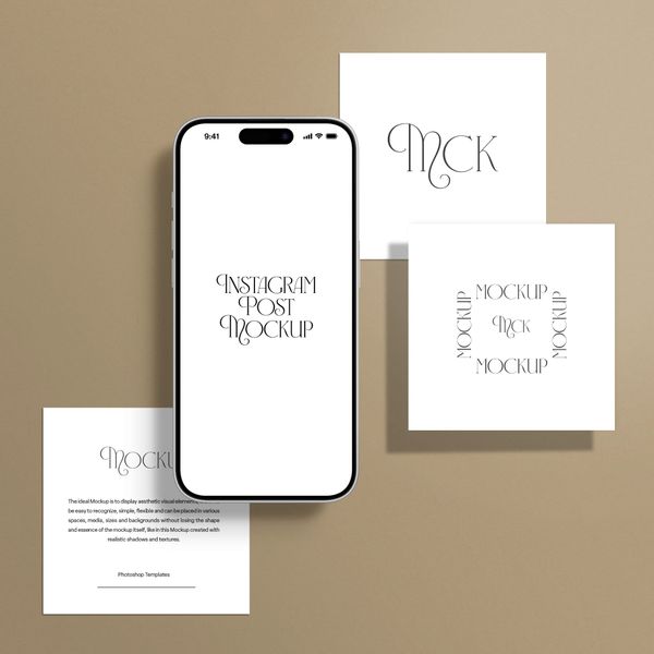 Square Instagram Mockup