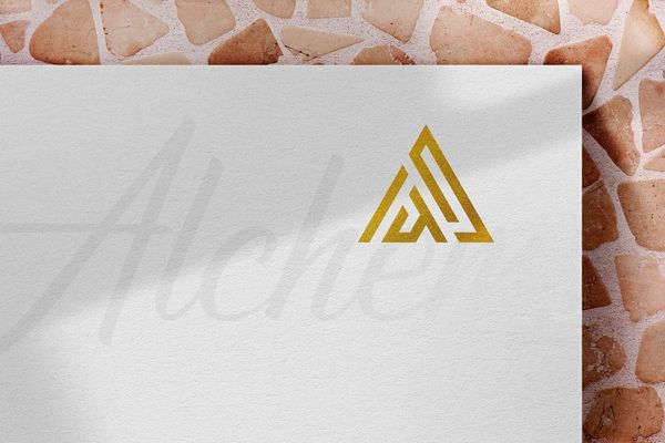 Alcher Logo Mockup