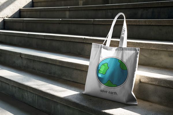 Minimalistic Tote Bag Mockup