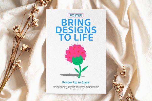 Natural Vibe Poster Mockup