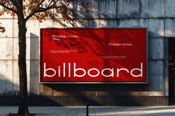 Sunlit Billboard Mockup