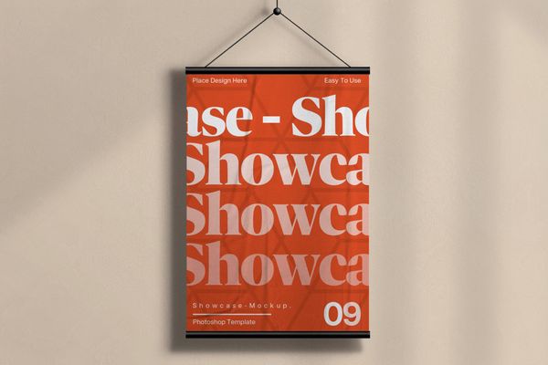 Hanging Poster Mockup