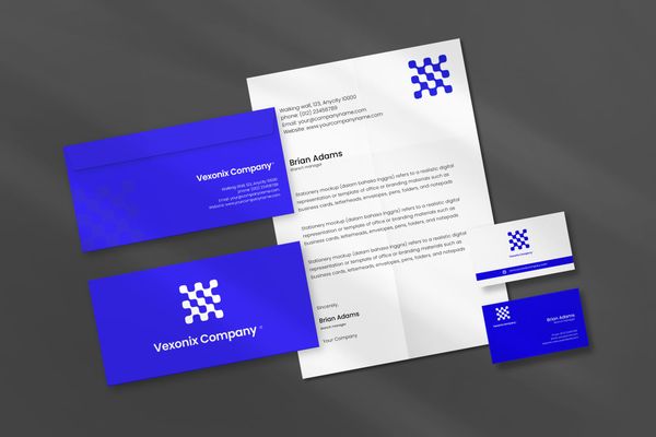 Elegant Stationery Branding Mockup