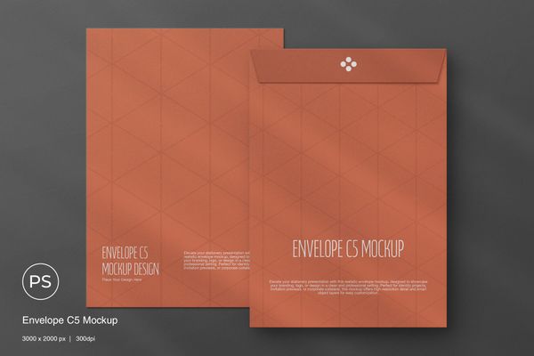 Envelope C5 Mockup