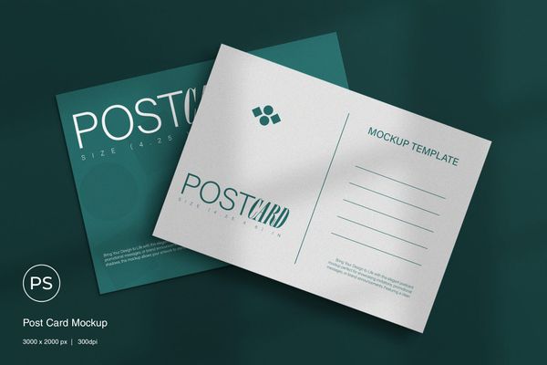 Lifestyle Postcard Mockup