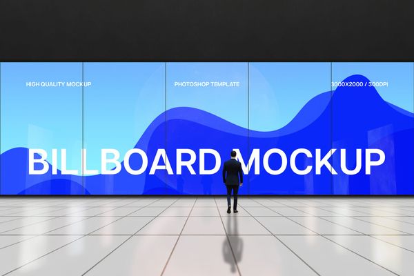 Horizontal Billboard Mockup