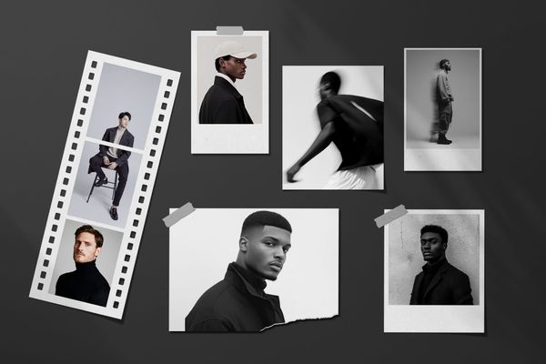 Photorealistic Moodboard Mockup