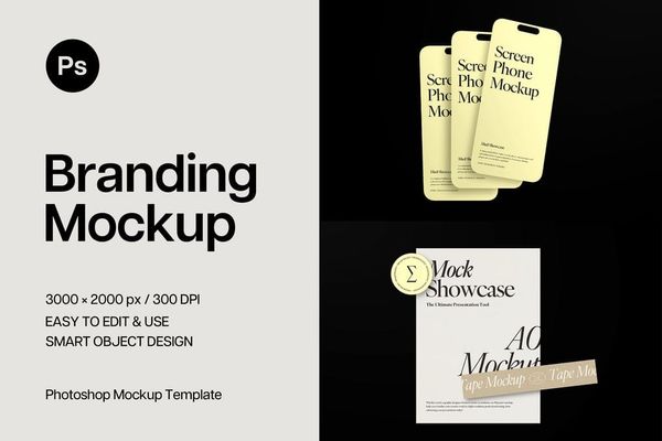 Elegant Brand Identity Mockup