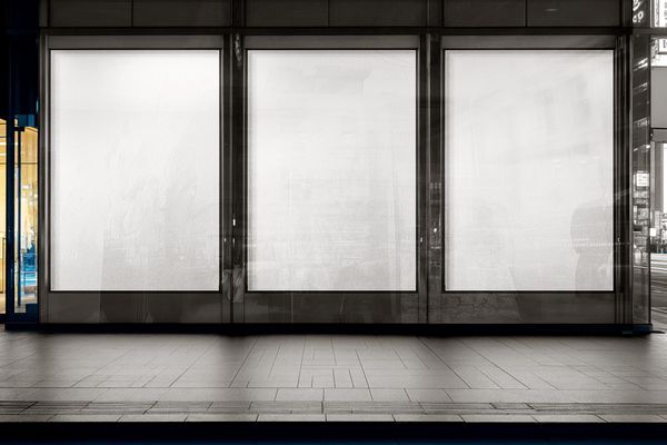 Frame Lightbox Poster Mockup