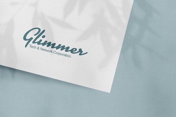 Glimmer Logo Mockup
