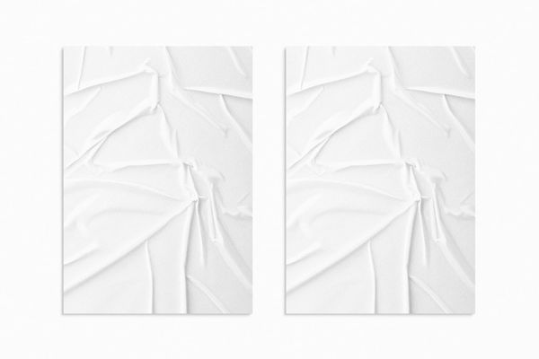Glued Branding A4 Poster Mockups