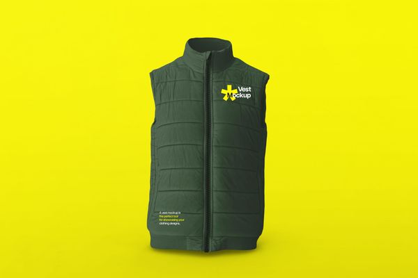 Insulated Vest Mockup