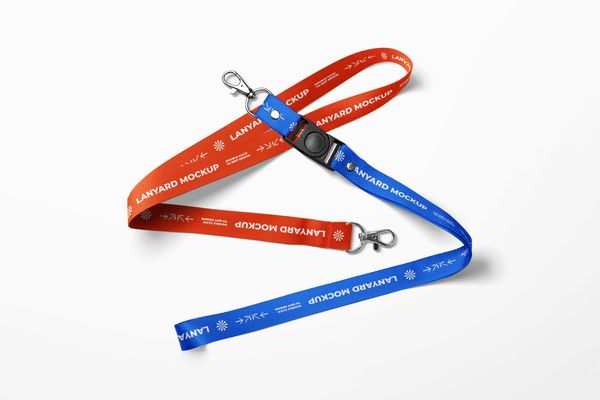 Premium Lanyard Mockup
