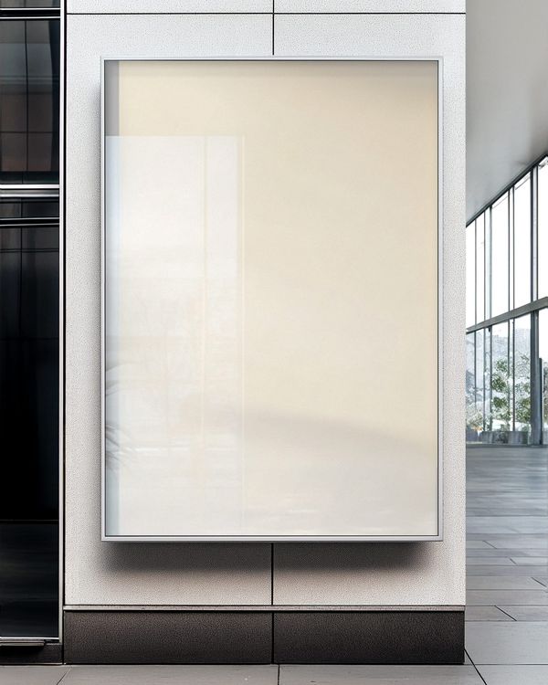 Large Frame Poster on Wall