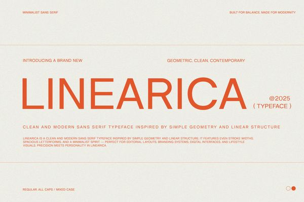 Linearica Font