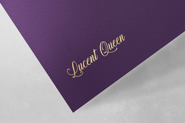 Lucent Queen Logo Mockup