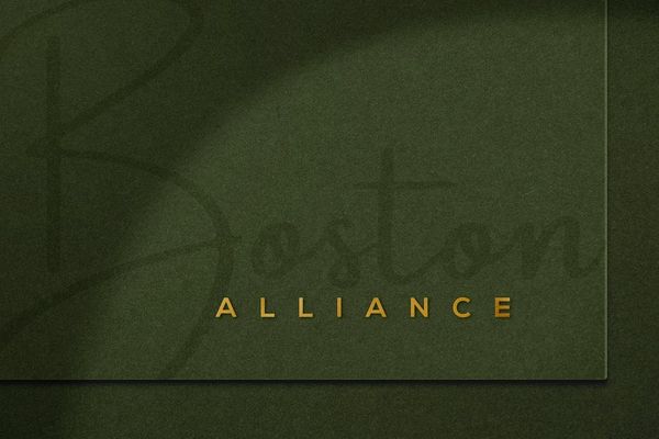 Luxury Green Paper Logo Mockup
