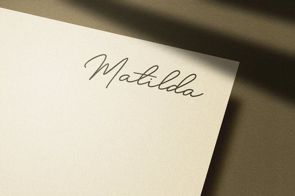 Matilda Logo Mockup