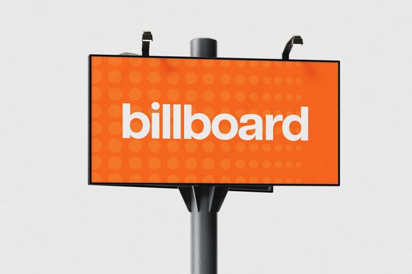 Orange Billboard Mockup