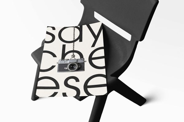 Poster Mockup Pack on Chair