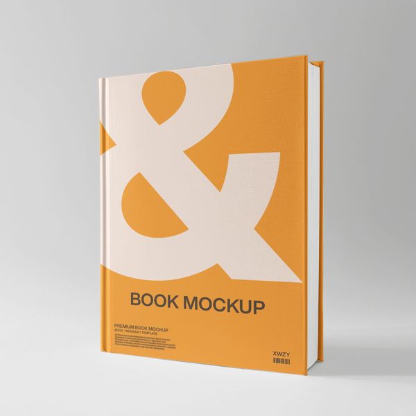 Simple Book Cover Mockup