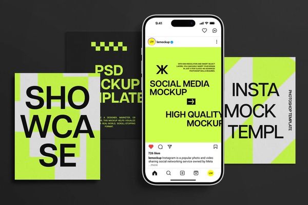 Elegant Social Media Instagram Mockup