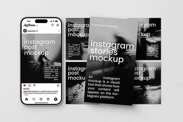 Social Media Post & Story Mockup