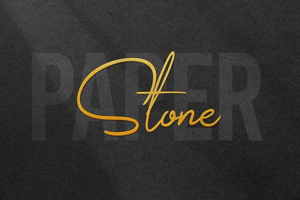 Stone Logo Mockup