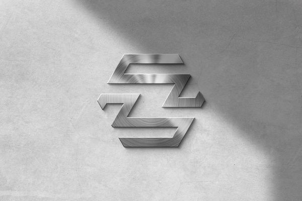 Wall Logo Mockup