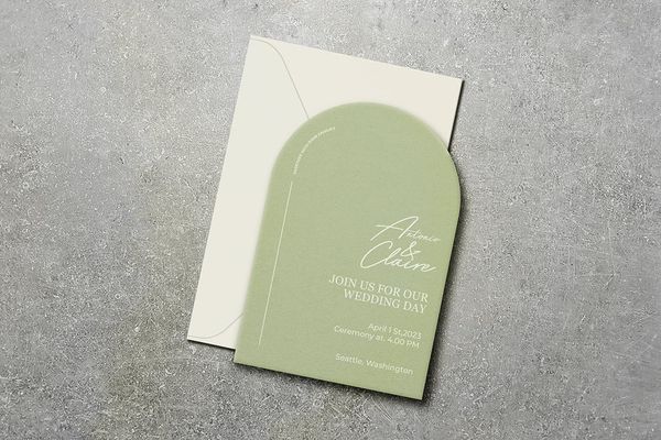 Wedding Invitation Mockup