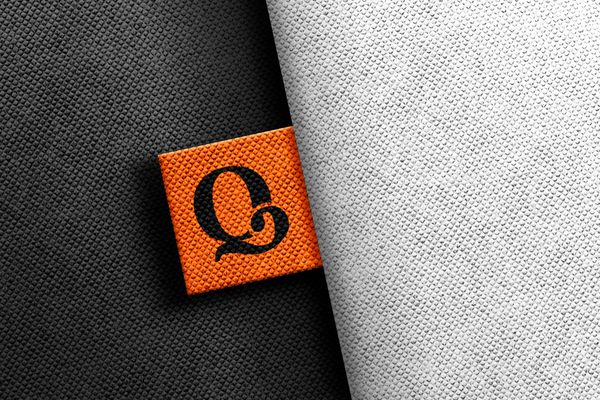 Woven Label Logo Mockup