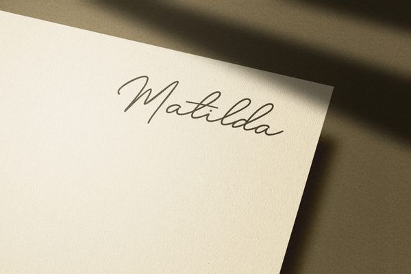 Logo Mockup on Paper