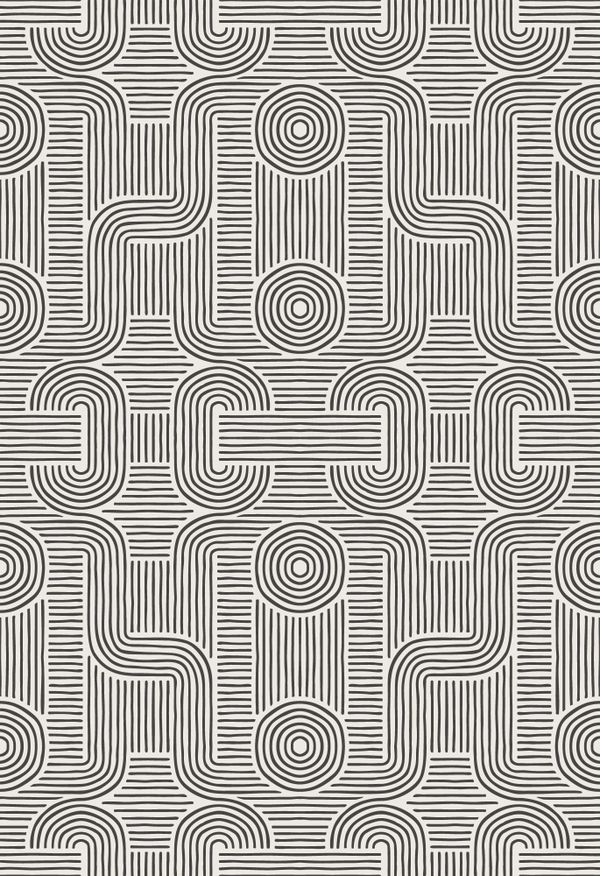 Geometric Maze Pattern